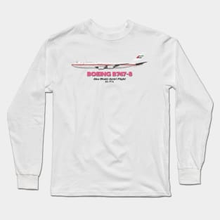 Boeing B747-8 - Abu Dhabi Amiri Flight Long Sleeve T-Shirt